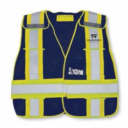 Navy Blue 100% Polyester Soft Mesh Safety Vest